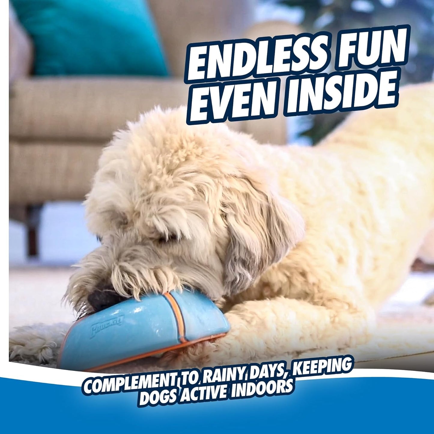 Chuckit! Super Slider Indoor Sliding Squeaker Dog Toy