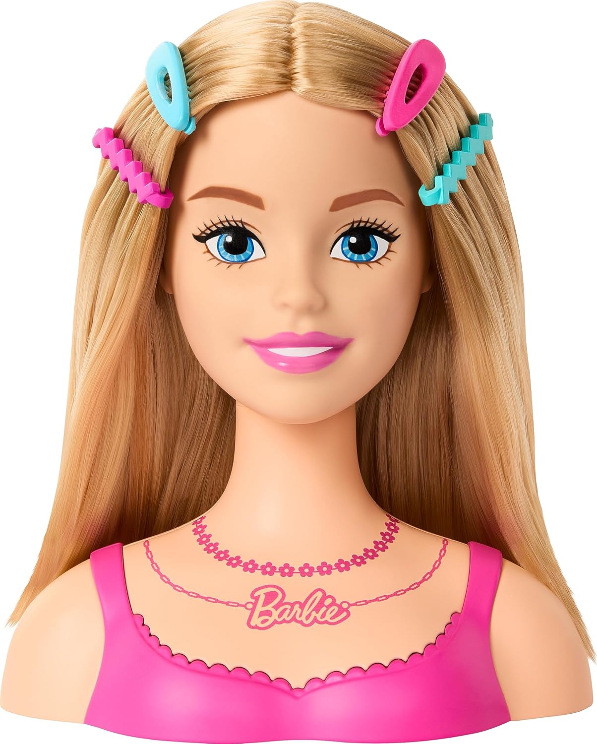 Barbie Doll Styling Head, Blonde Hair with 20 Colorful Accessories