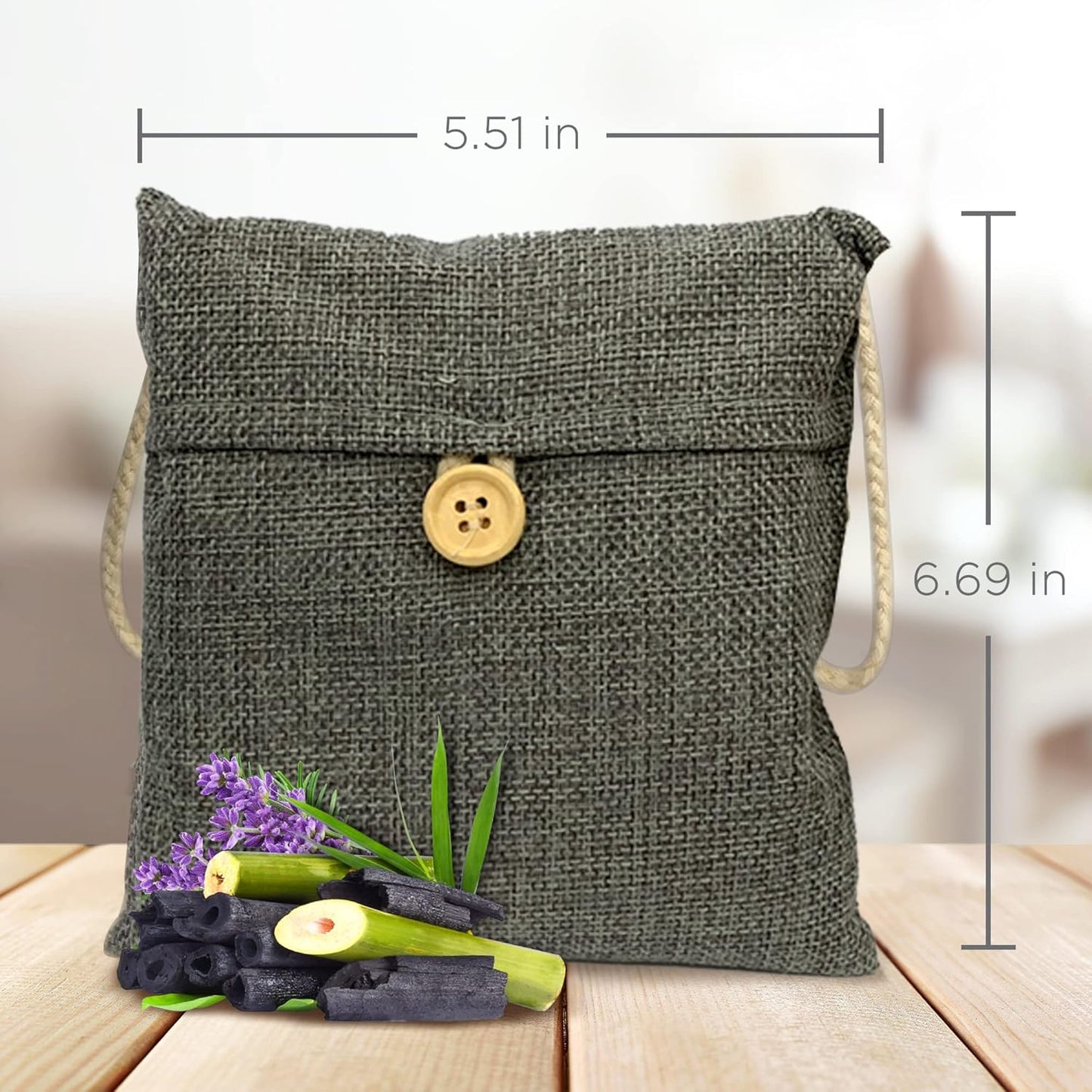 Air Wick Bamboo Odour Removing Charcoal Bag Lavender 2 x 170g