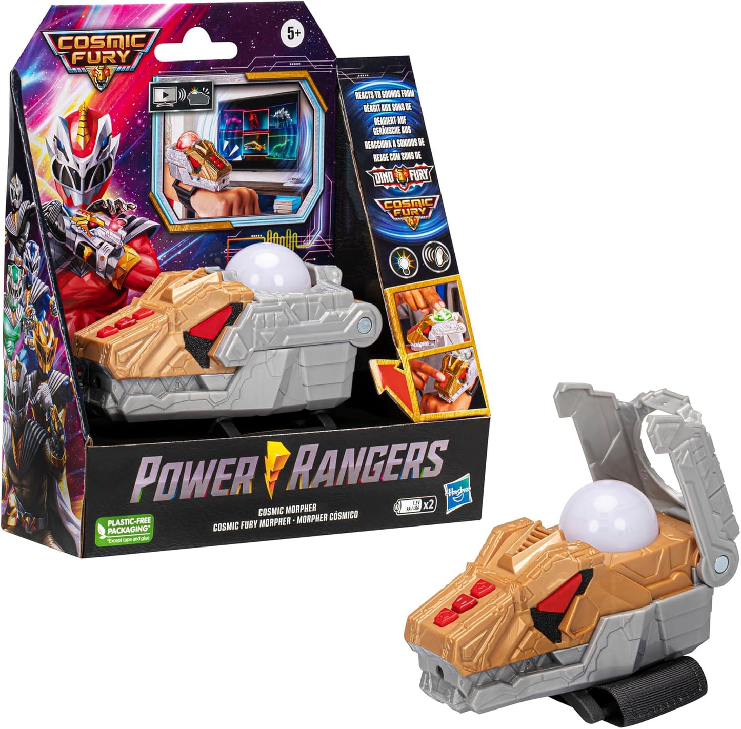 Power Rangers Cosmic Fury Morpher Electronic Sound Scanning Lights and Sounds Toy