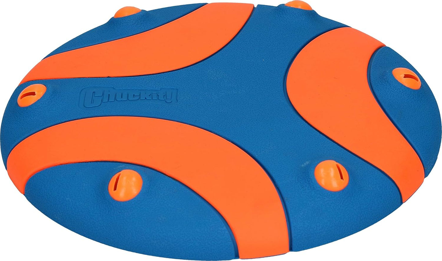 Chuckit! Whistle Flight Flyer Dog Toy Rubber Frisbee