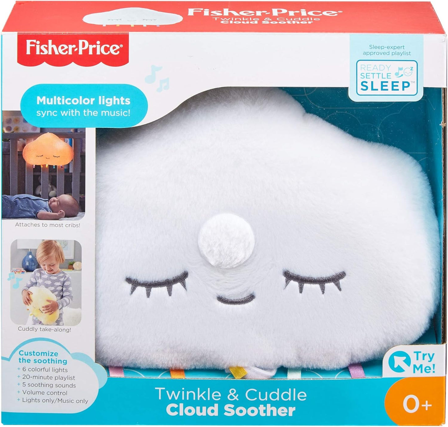 Fisher-Price Twinkle & Cuddle Cloud Soother - Edward Leonard Conroy Ltd