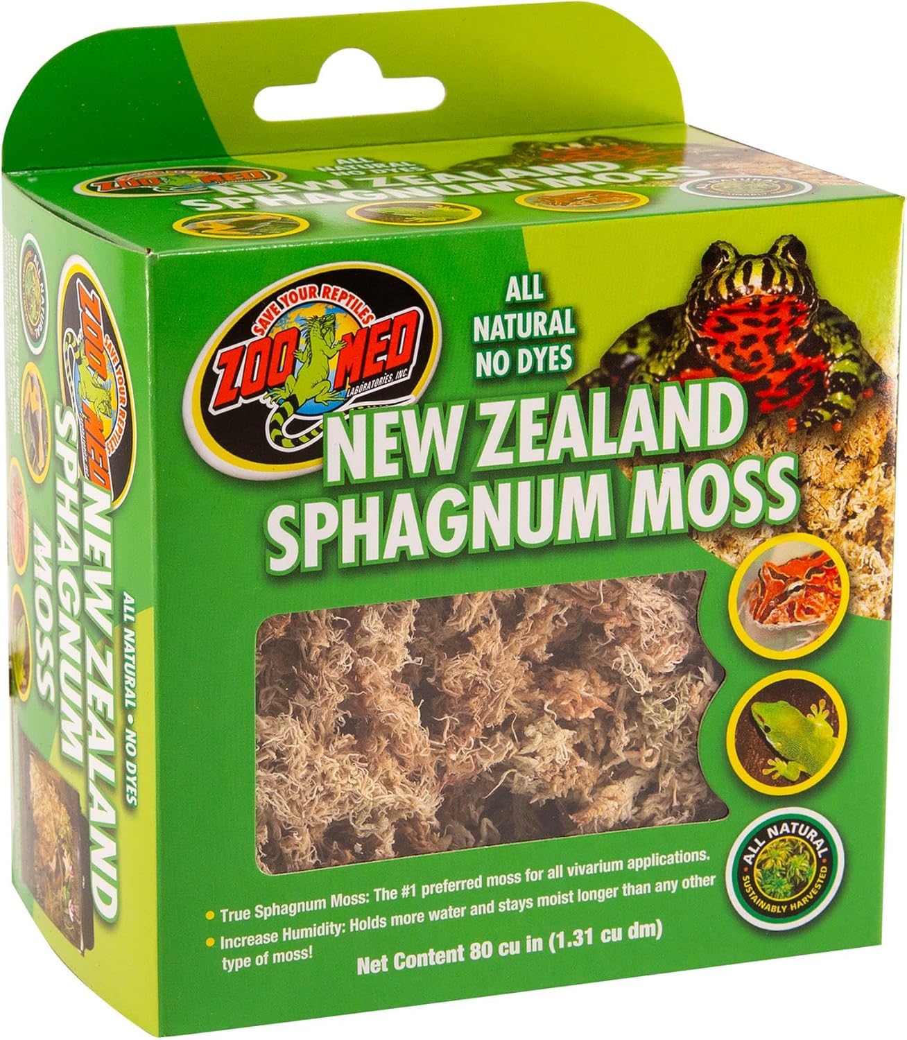 Zoo Med New Zealand Sphagnum Moss 1.3L - Edward Leonard Conroy Ltd