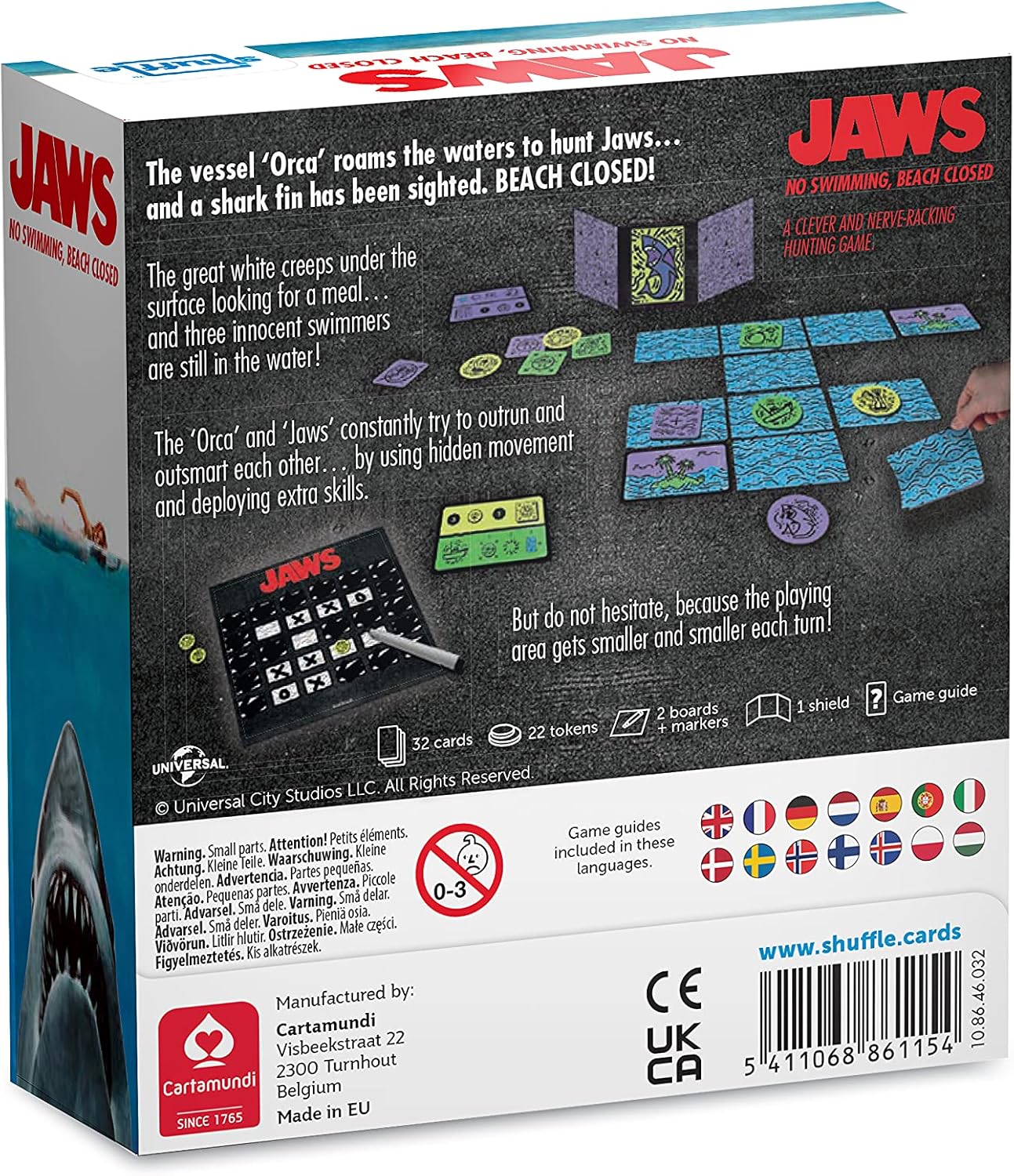 Shuffle Games Retro - Jaws Card Game