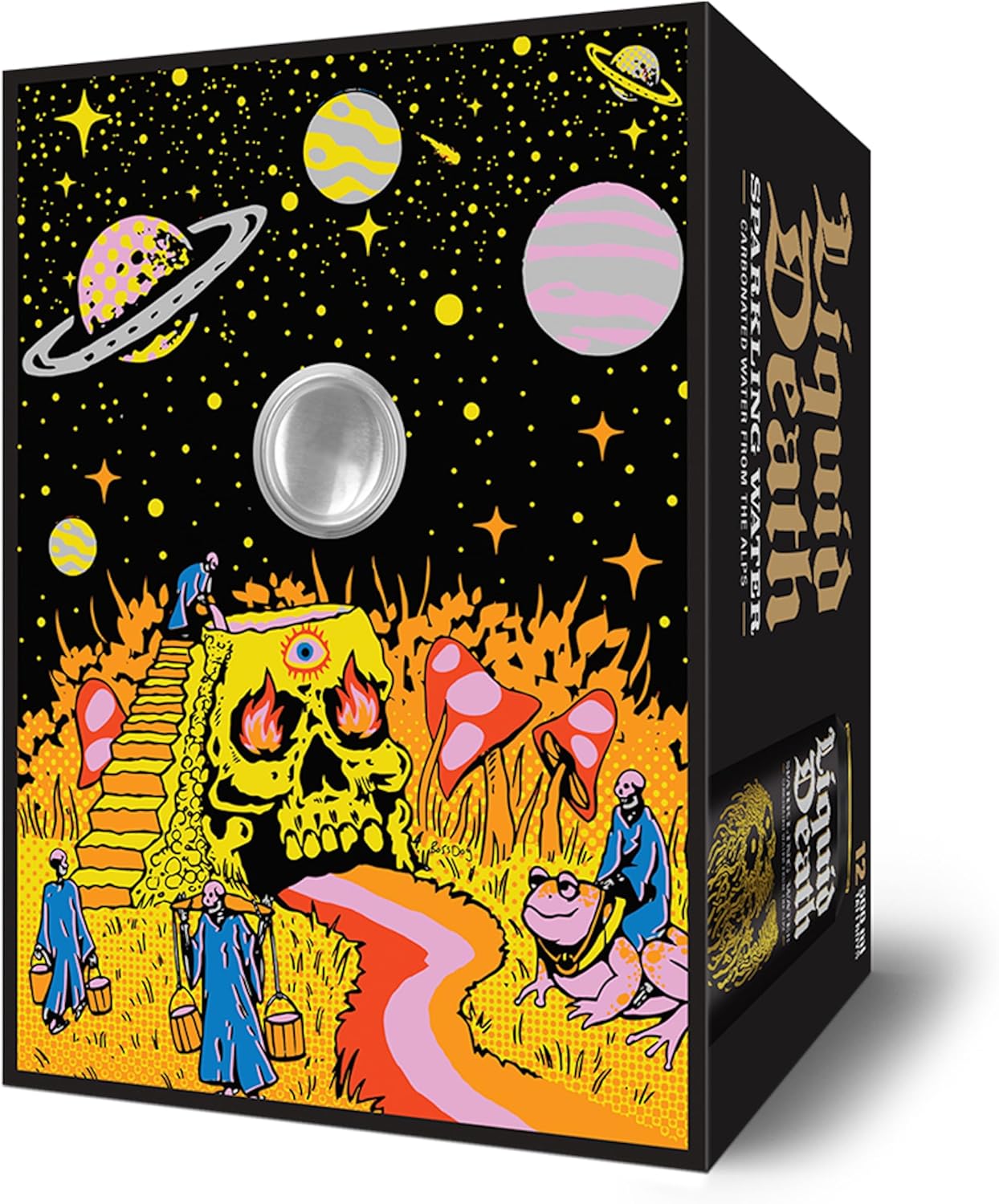 Liquid Death Sparkling Mountain Water 500ml - Case of 12 or 24