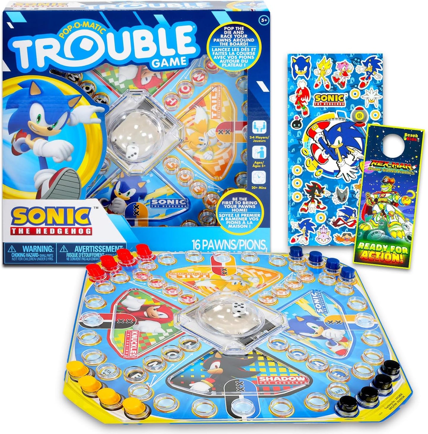 Sonic the Hedgehog - Pop-o-Matic - Pop Up Trouble Board Game