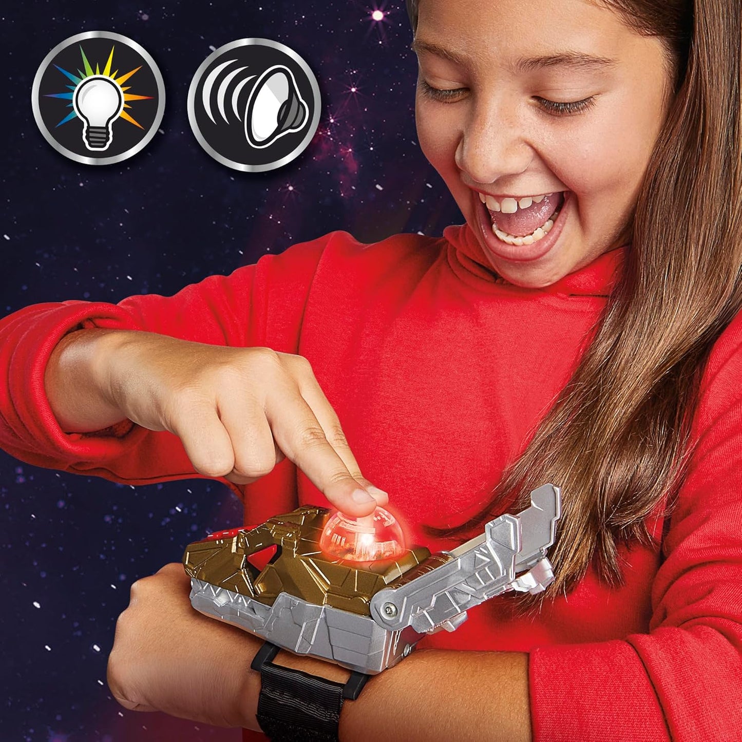 Power Rangers Cosmic Fury Morpher Electronic Sound Scanning Lights and Sounds Toy