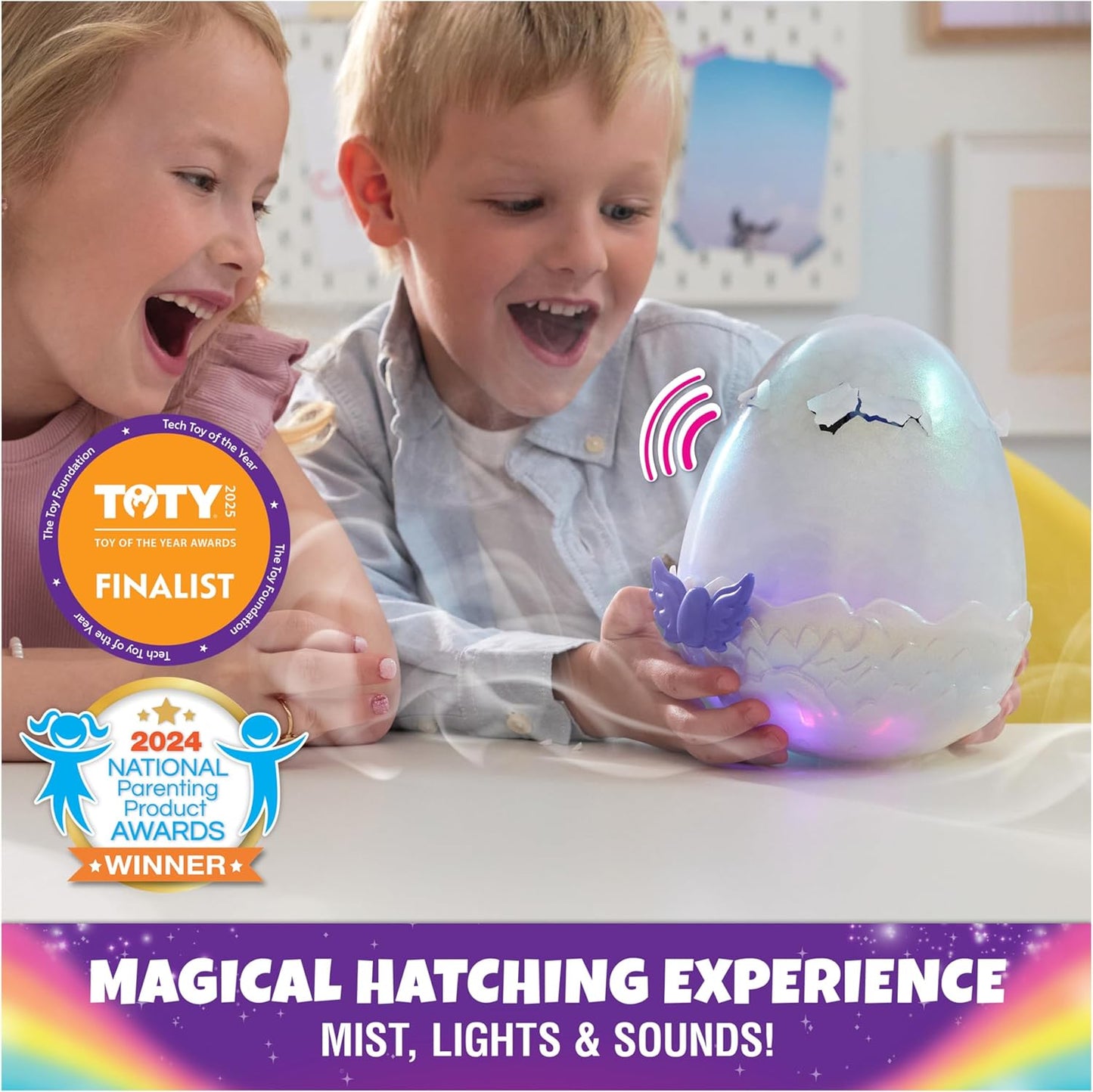 Hatchimals Alive, Mystery Hatch Draggle, Surprise Interactive Toy and Egg with Mist