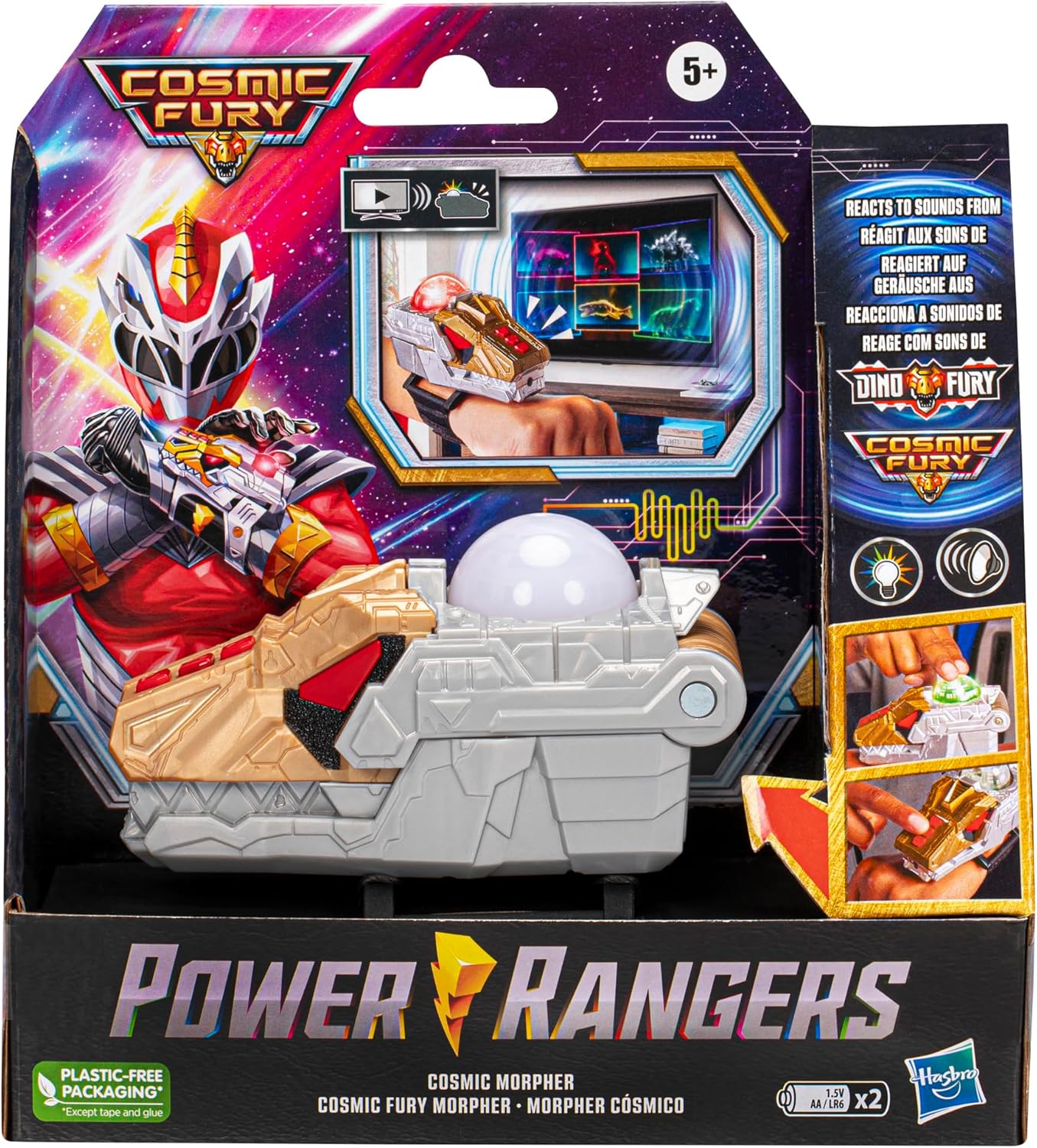 Power Rangers Cosmic Fury Morpher Electronic Sound Scanning Lights and Sounds Toy - Edward Leonard Conroy Ltd