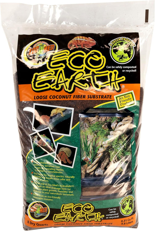 Zoo Med Eco Earth Substrate Loose Pack 8.8L - Edward Leonard Conroy Ltd