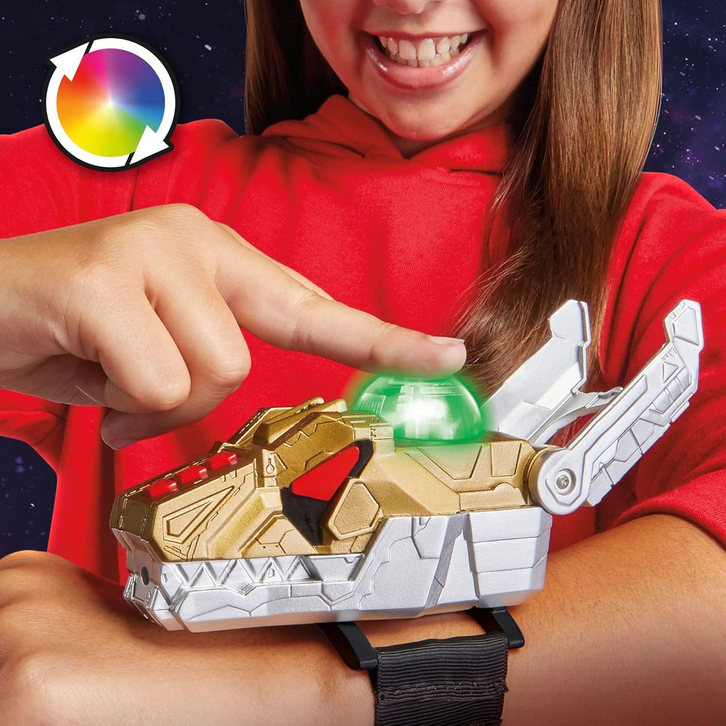 Power Rangers Cosmic Fury Morpher Electronic Sound Scanning Lights and Sounds Toy