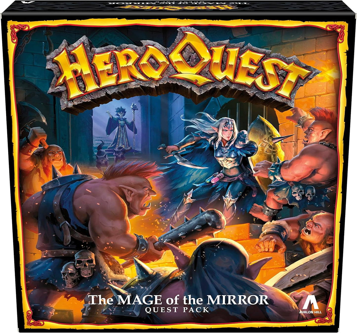 Avalon Hill HeroQuest The Mage of Mirror Quest Pack, Roleplaying Game, Requires System to Play