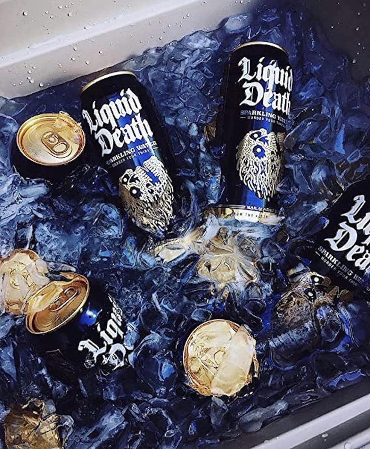 Liquid Death Sparkling Mountain Water 500ml - Case of 12 or 24