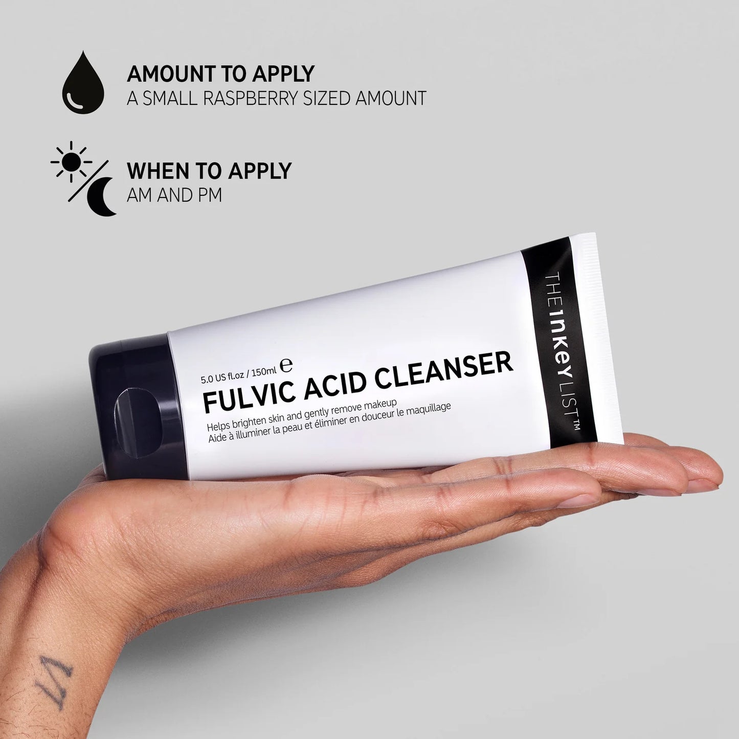 The INKEY List Fulvic Acid Brightening Cleanser 150ml