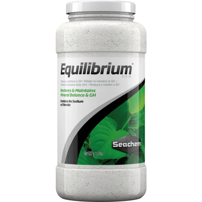 Seachem Equilibrium Aquarium Water Conditioner 600g | Mineral Balance & Planted Tank Supplement