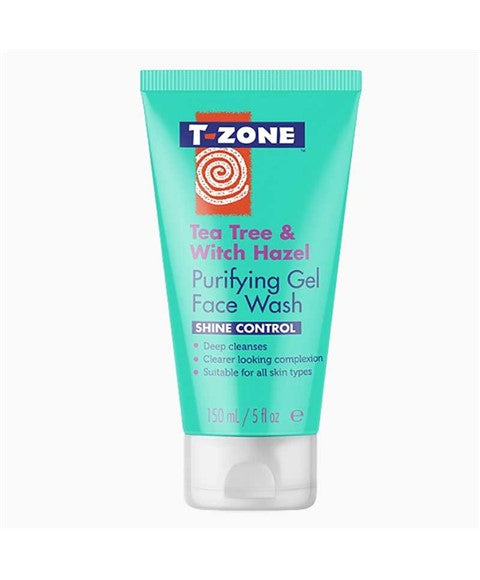 T-Zone Tea Tree & Witch Hazel Purifying Gel Face Wash - Edward Leonard Conroy Ltd