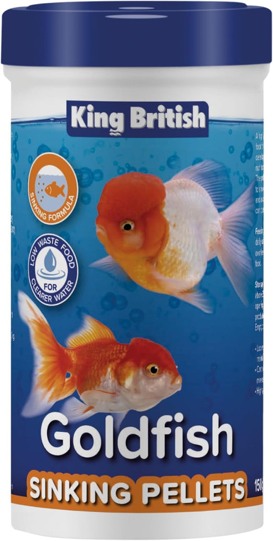 King British Goldfish Sinking Pellet 150g - Edward Leonard Conroy Ltd
