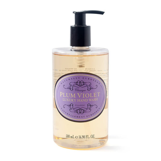 Naturally European Plum Violet Luxury Hand Wash 500ml - Edward Leonard Conroy Ltd
