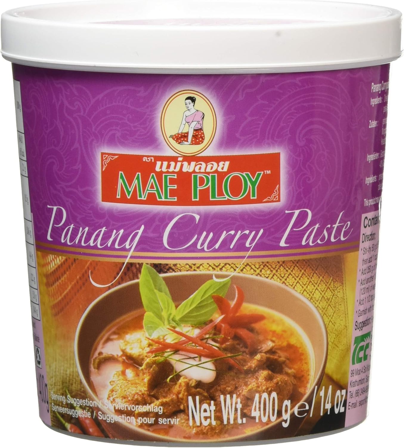 Mae Ploy - Panang Curry Paste 400g - Edward Leonard Conroy Ltd