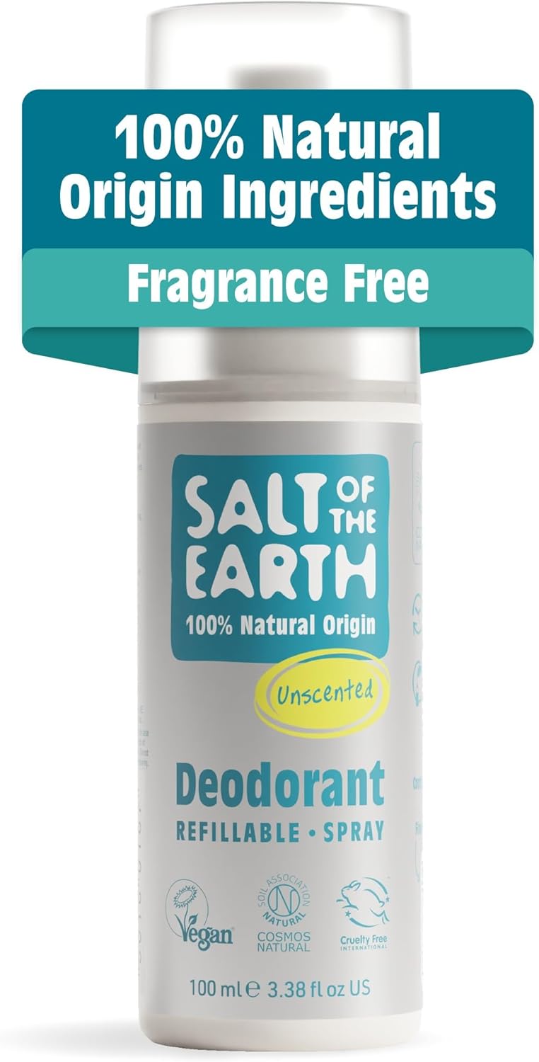 Salt Of The Earth Unscented Deodorant Pump Refillable
