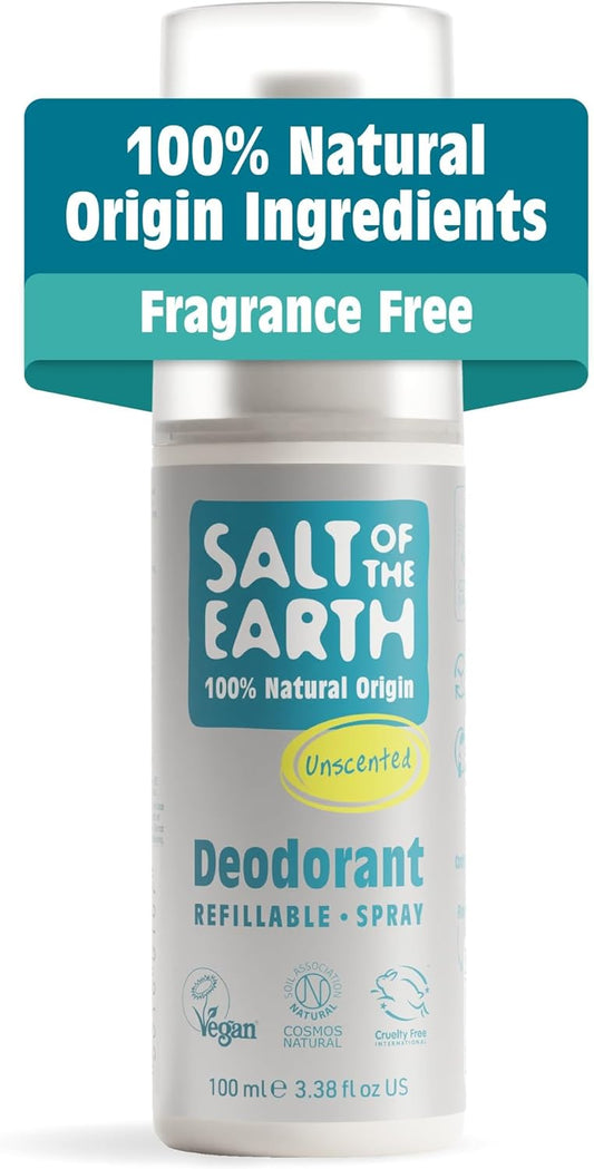 Salt Of The Earth Unscented Deodorant Pump Refillable