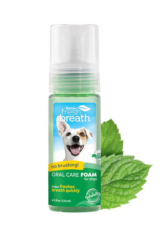 TropiClean Oral Care Foam 133ml - Edward Leonard Conroy Ltd
