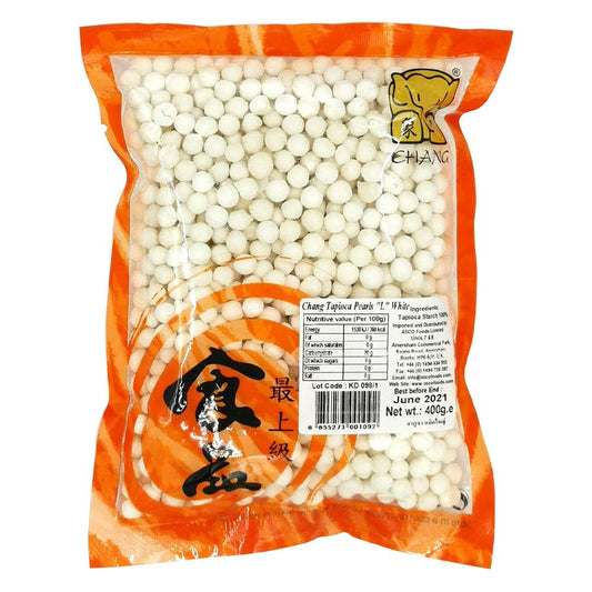 Chang Tapioca Pearls White Large 400g - Edward Leonard Conroy Ltd