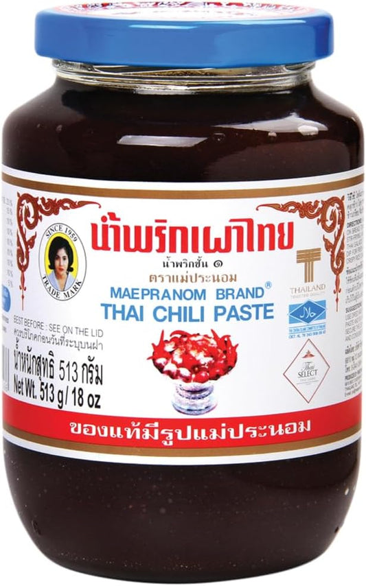 Mae Pranom Thai Chilli Paste 513g - Edward Leonard Conroy Ltd