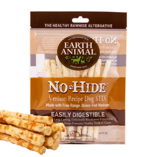 Earth Animal No Hide Venison Dog Stix, 45g (10pk) - Edward Leonard Conroy Ltd