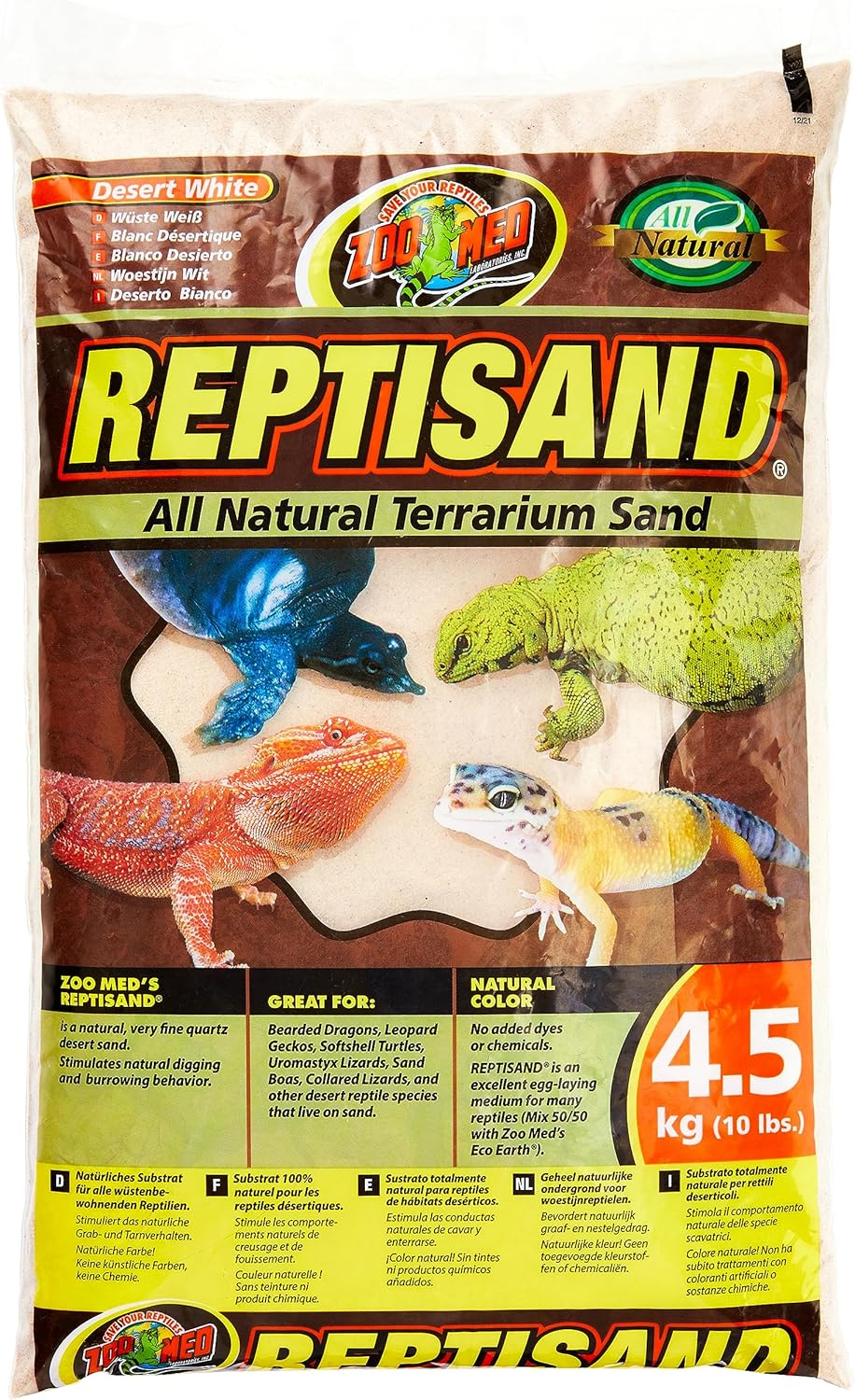 Zoo Med Repti Sand White 4.5Kg - Edward Leonard Conroy Ltd