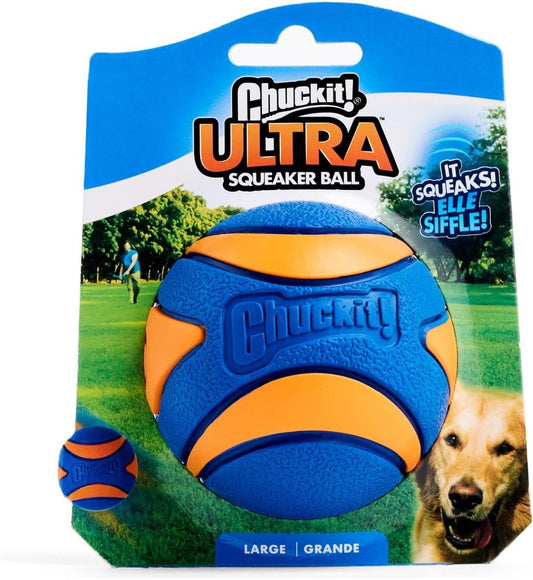 Chuckit! Ultra Squeaker Ball 1 Pack Large 7.3cm
