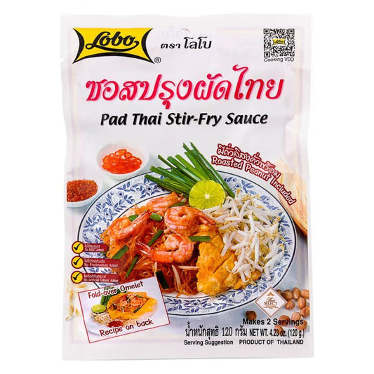 Lobo Pad Thai Stir Fry Sauce 120G - Pack of 3 - Edward Leonard Conroy Ltd