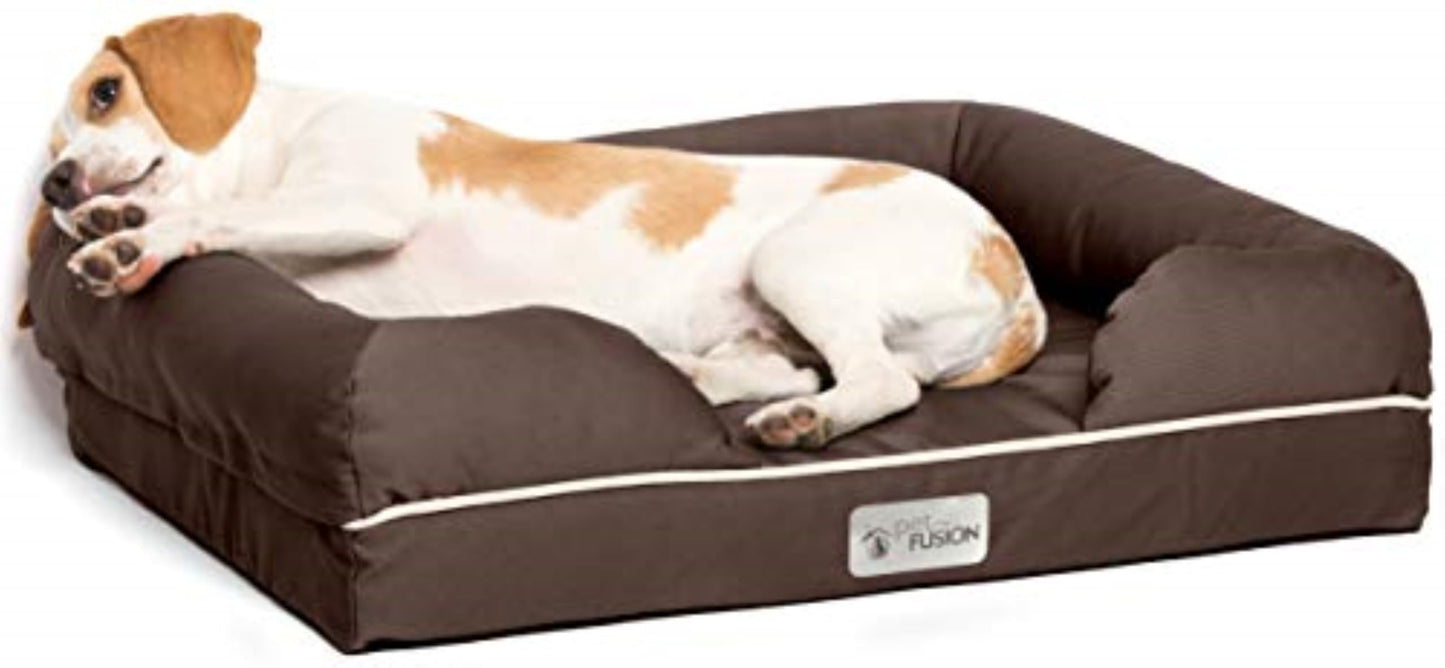 PetFusion Ultimate Dog Lounge Brown Small - Edward Leonard Conroy Ltd
