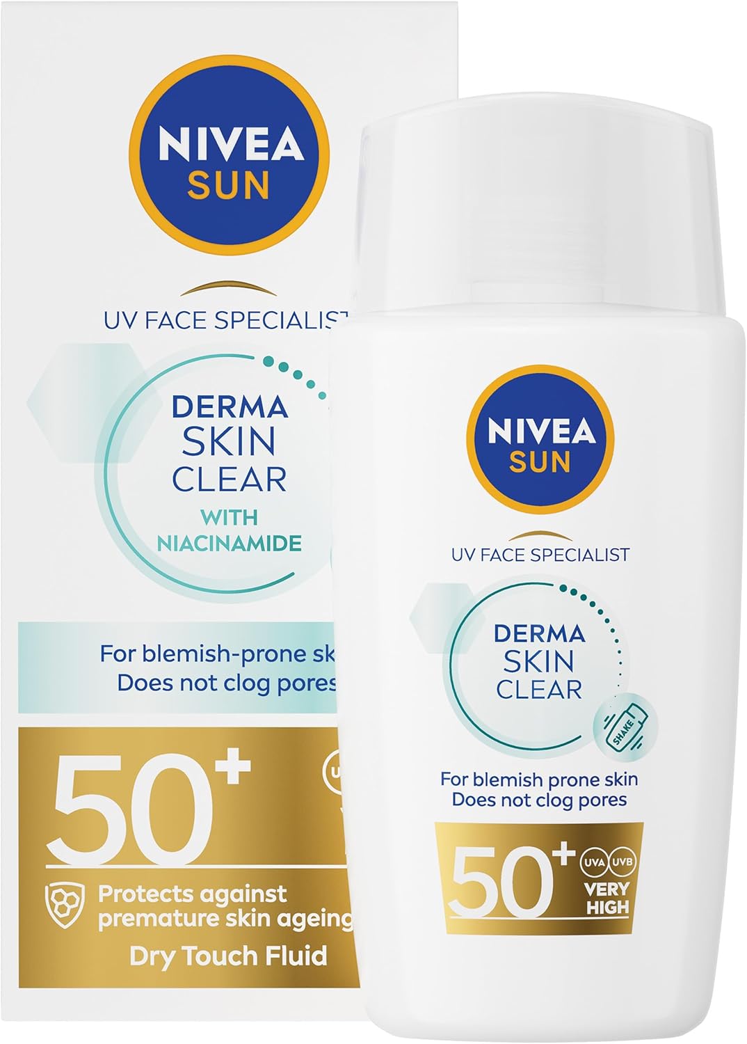 NIVEA SUN Derma Skin Clear SPF50 Plus 40ml