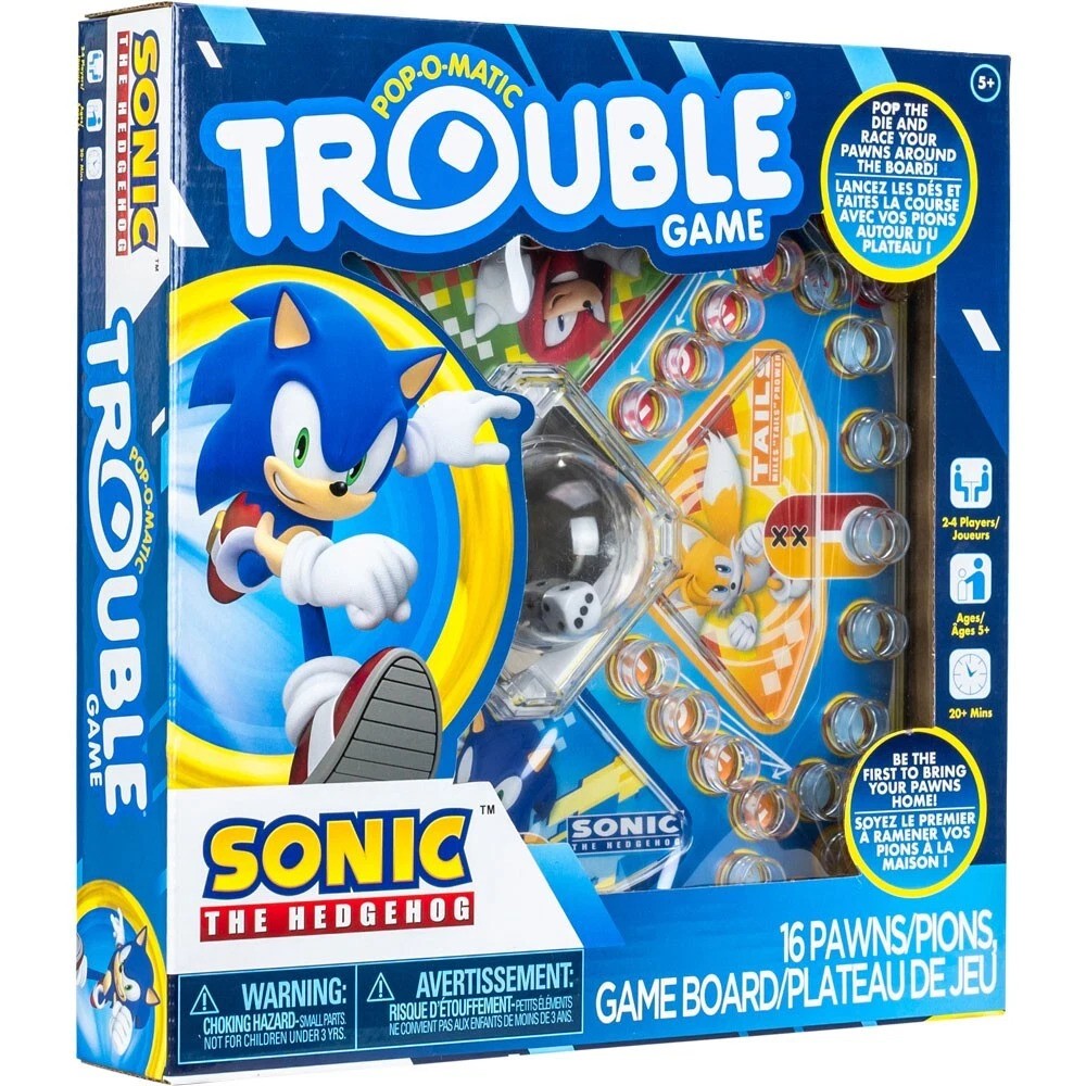 Sonic the Hedgehog - Pop-o-Matic - Pop Up Trouble Board Game