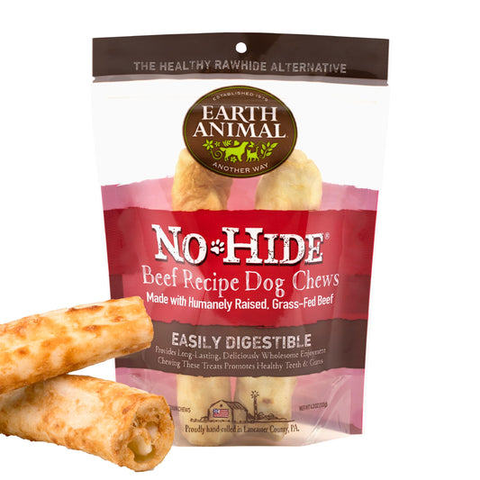 Earth Animal No Hide Beef Medium Chews, 120g (2pk) - Edward Leonard Conroy Ltd
