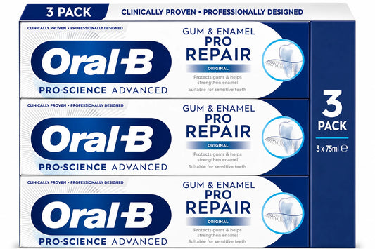 Oral-B Gum & Enamel Pro-Repair Original Toothpaste 75ml | Pro-Science Advanced Toothpaste