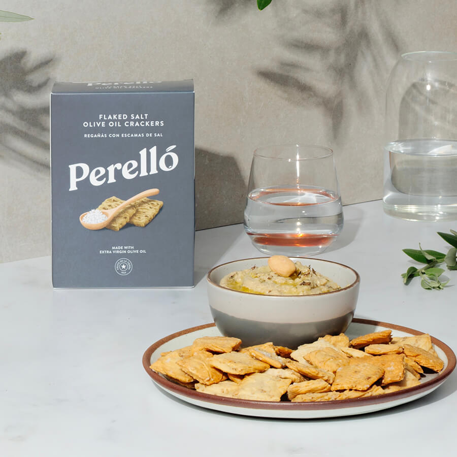Perelló Flaked Salt Olive Oil Regañás Spanish Crackers 150g | Clearance - BB 28/01/2026