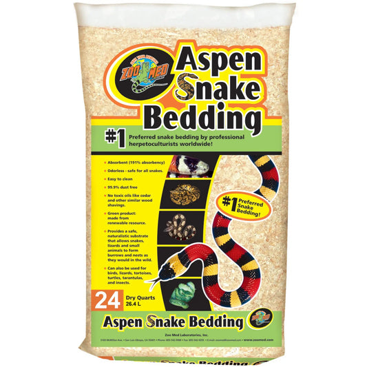 Zoo Med Aspen Snake Bedding 26.4L - Edward Leonard Conroy Ltd
