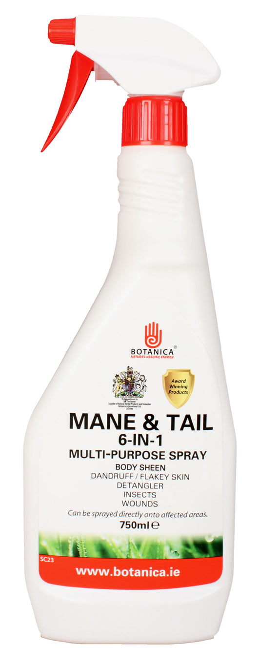 Botanica 6 in 1 Spray Mane & Tail 750ml - Edward Leonard Conroy Ltd