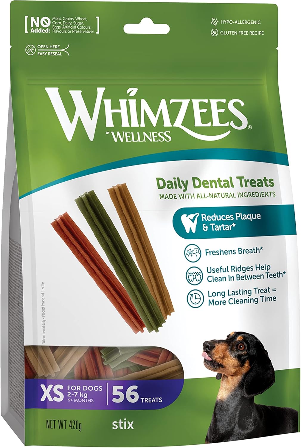 Whimzees Stix Extra Small (56Pk)
