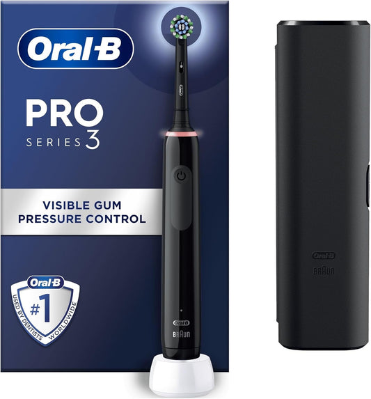Oral-B Pro 3 Electric Toothbrushes For Adults, 3500, Black