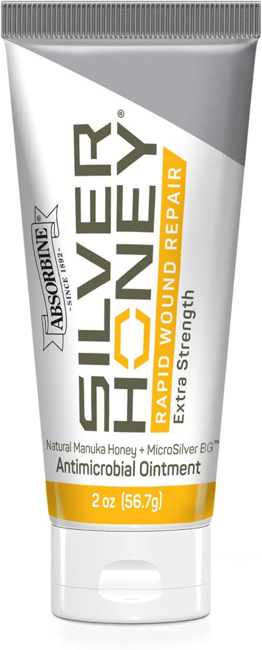 Absorbine Silver Honey Rapid Wound Repair with Manuka Honey and MicroSilver 56.7g BBE 01/01/2025
