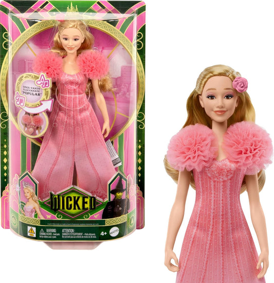 Wicked Singing Glinda Fashion Doll & Accessories, Sings “Popular”, JLG49