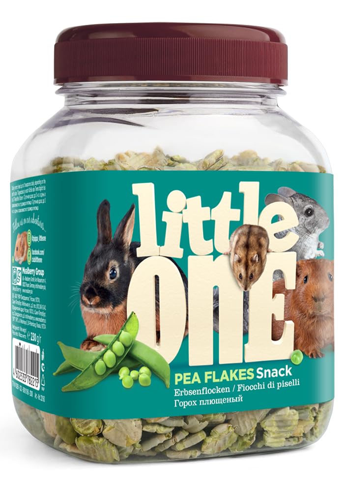 Little One Pea Flakes Snack For All Small Mammals 230G 