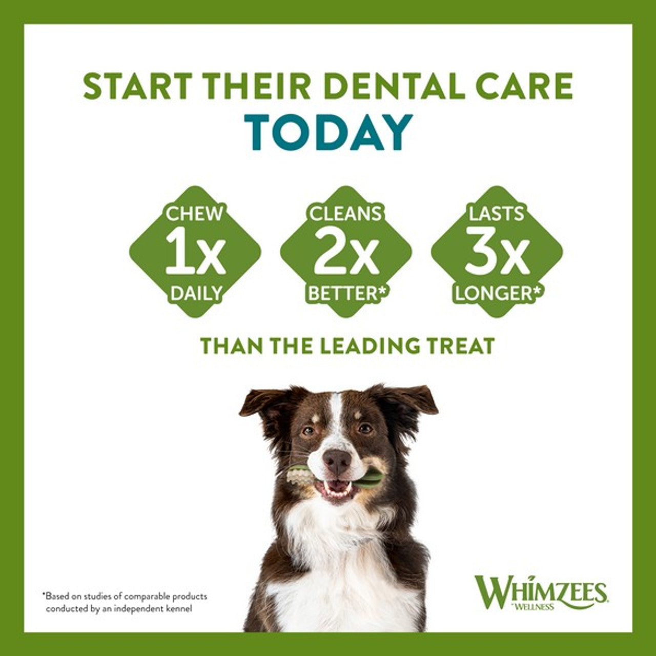 Whimzees Rice Bone Dog Dental Chews - 50 Pack