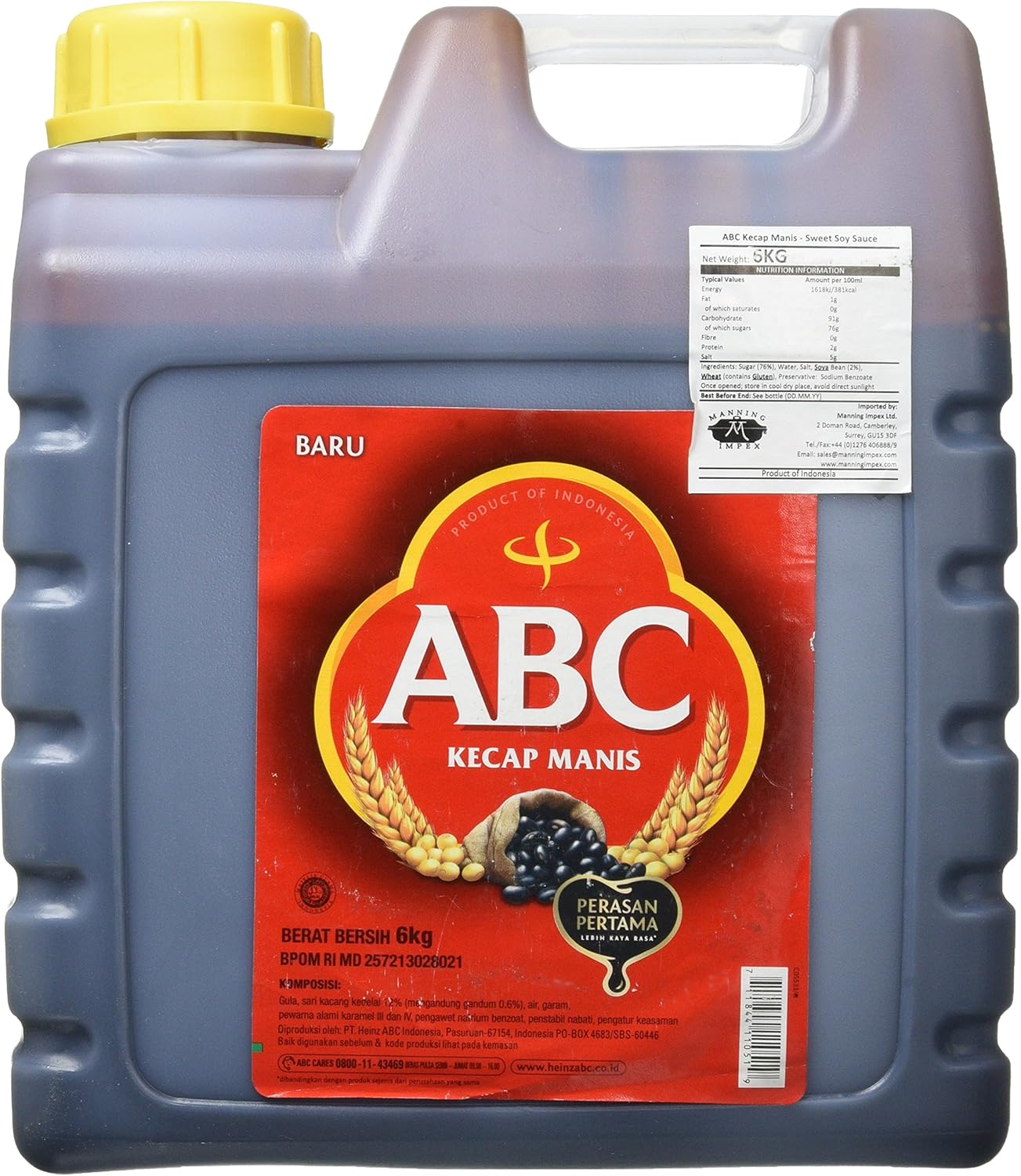 ABC Kecap Manis Sweet Soy Sauce 6kg