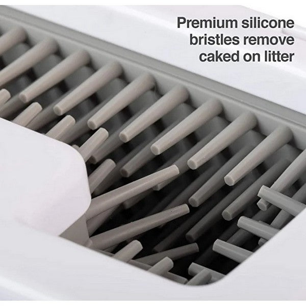 PetFusion Litter Scoop Holder and Cleaner | Hygienic Cat Litter Scoop Storage & Cleaning System