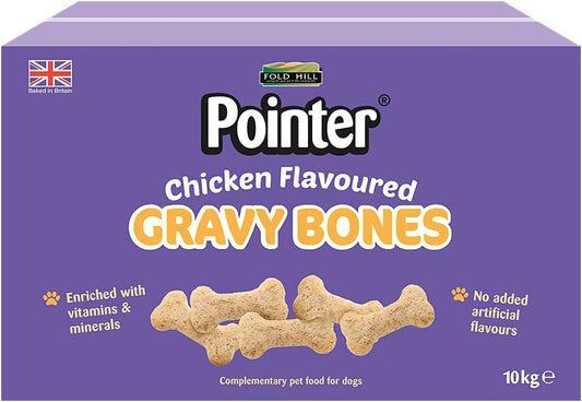 Pointer Chicken Flavour Gravy Bones 10kg