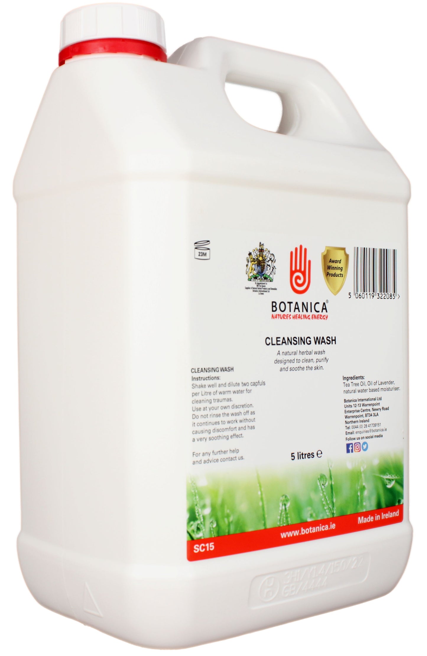 Botanica Natural Cleansing Wash, 5L